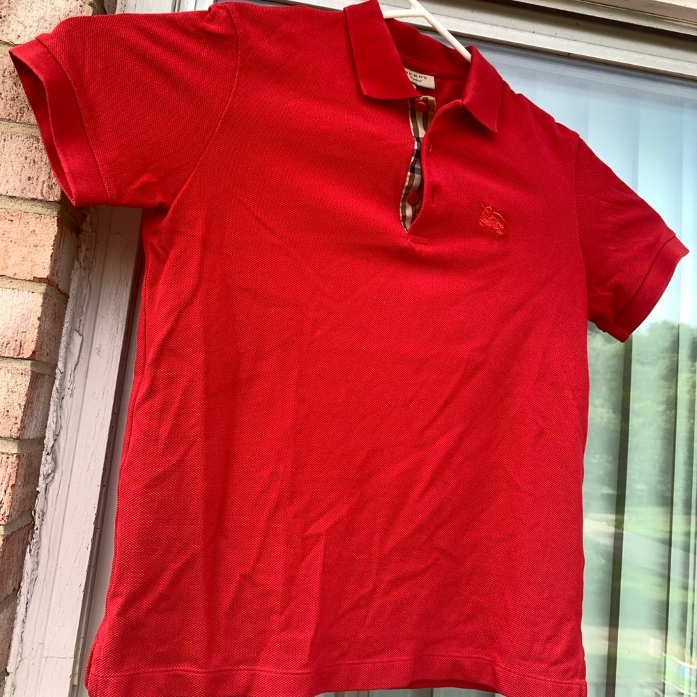 🐎  Red Burberry Polo 🐎